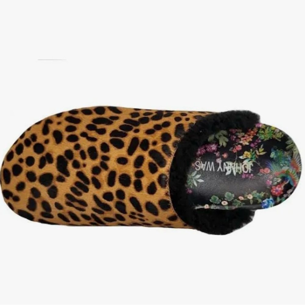 Johnny Was Leopard Print Mules - Picture 2 of 6